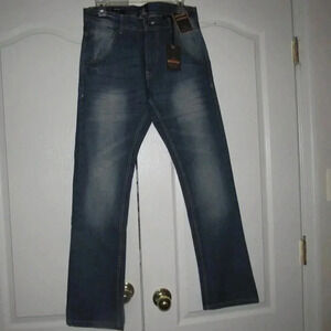 NWT IND INDUSTRIALIZE  Men’s Boot Cut Fit Medium Wash Blue Jeans Size 30R